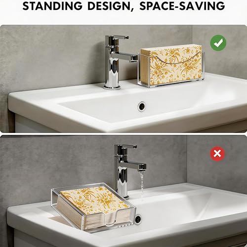 2 Pack Value Acrylic Napkin Holder