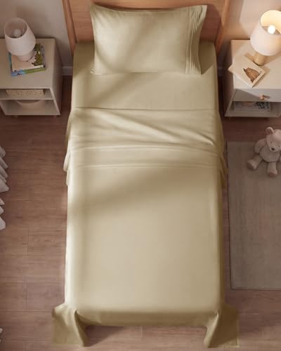 Twin Size 3 Piece Sheet Set (13 - Beige / Twin)