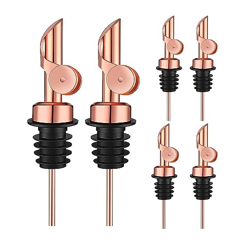 Pafuen 6 Pack Liquor Pour Spout (Rose gold)
