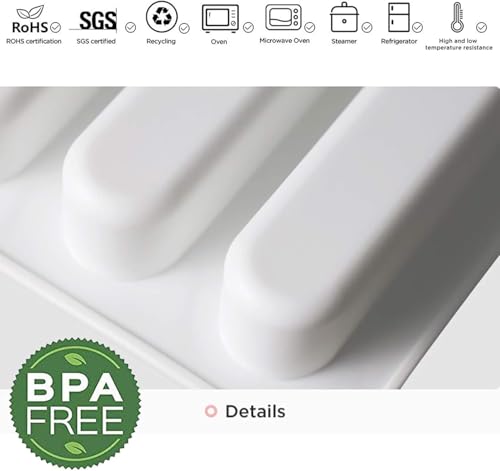 3D Rectangular Silicone Mousse Cake Mold