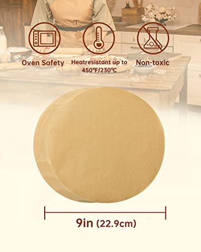 Unbleached Parchment Paper Rounds (200 Count)