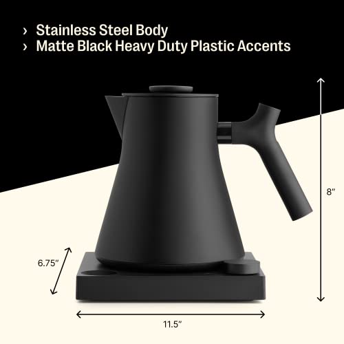 Corvo EKG Pro Gooseneck Electric Kettle for Pour Over Coffee & Tea (Matte Black / Corvo EKG Pro)