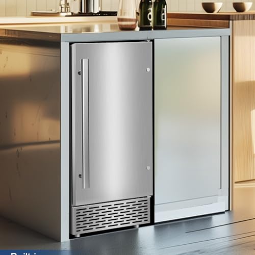 Under Counter Ice Maker (95Lbs/24H--Silver)