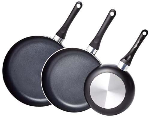 Ceramic Nonstick Frying Pan Set (3 Piece Set, Frying Pans)