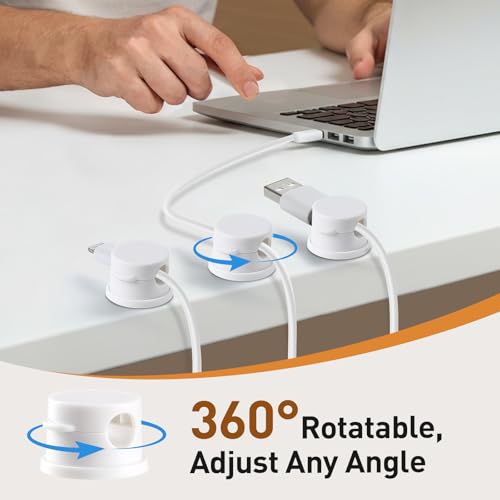 8 Pack Magnetic Cable Clips (8 Count)