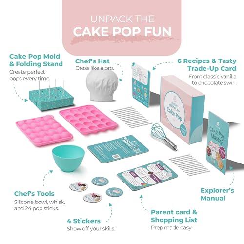 Kids Cake Pop Maker Kit (Cake Pop Making Kit)