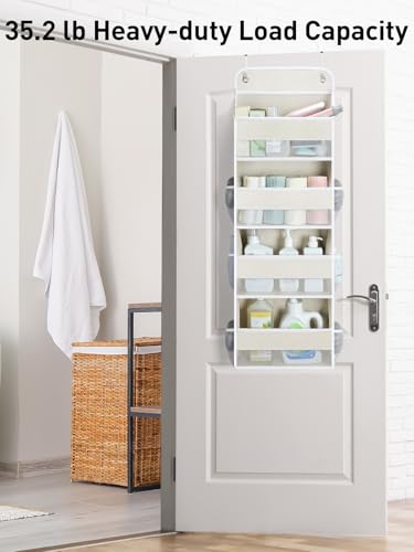 Over the Door Organizer (Cream White / 4 Tier)