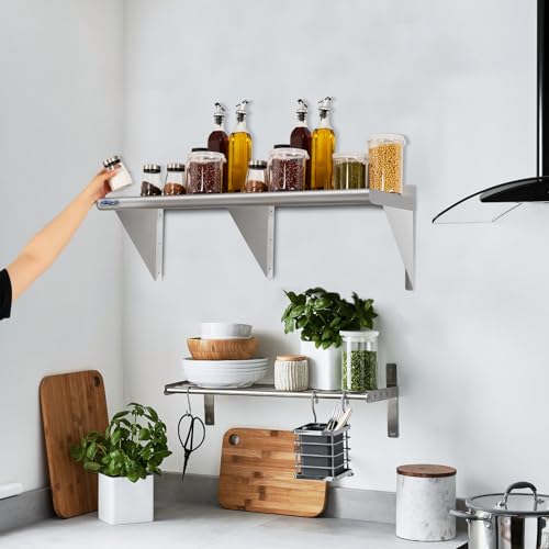 HARDURA Stainless Steel Shelf 18" x 72" (18" x 72")