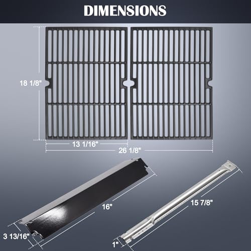 Grill Grate Kits for Charbroil 463268007 (Grates + Grill Parts)