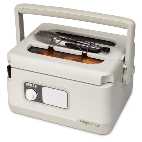 06030 8 quart Nomad Traveling Slow Cooker (White)