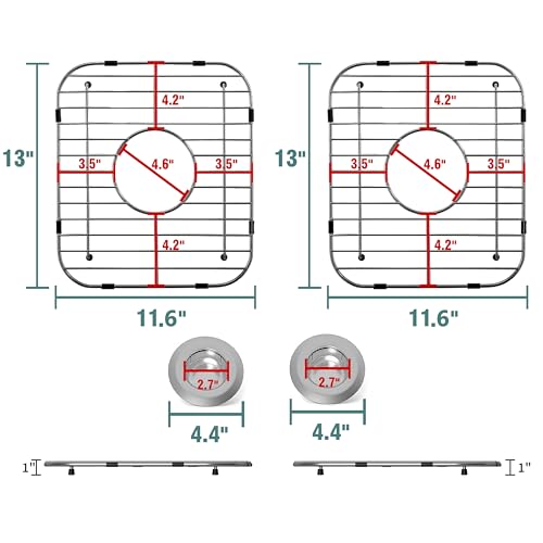 2Pack Stainless Steel Sink Protectors