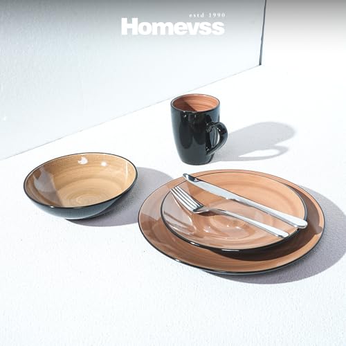 Stoneware Sonoma 16pc Dinnerware Set (16pc Set / Mocha)