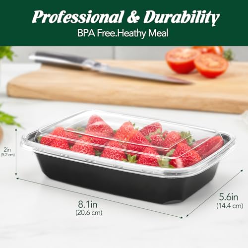 Meal Prep Containers with Lids 32oz 100 Pack (32oz-100pc)