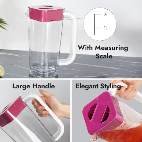 2 Pack 2 Liters (Red & Red)
