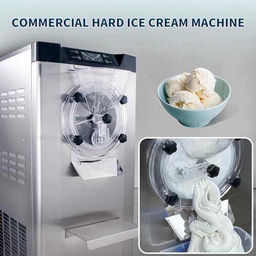 2000W Commercial Hard Ice Cream Machine (6.3Gph tall)