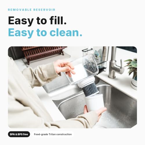Epic Pure XP Water Filter Pitcher with Advanced CoreXchange™ Filter (White & Bamboo XP)