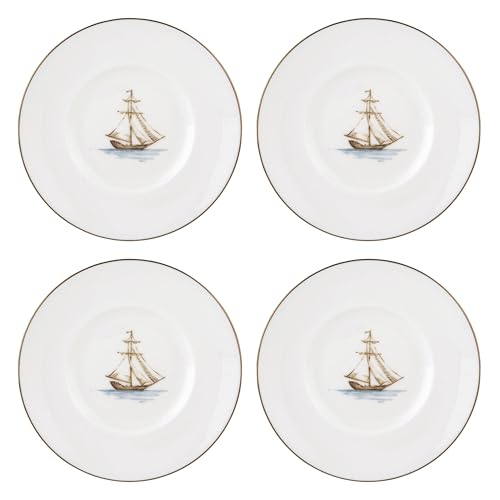897266 British Colonial Tradewind Dessert Plates (Dessert Plates, Set of 4)