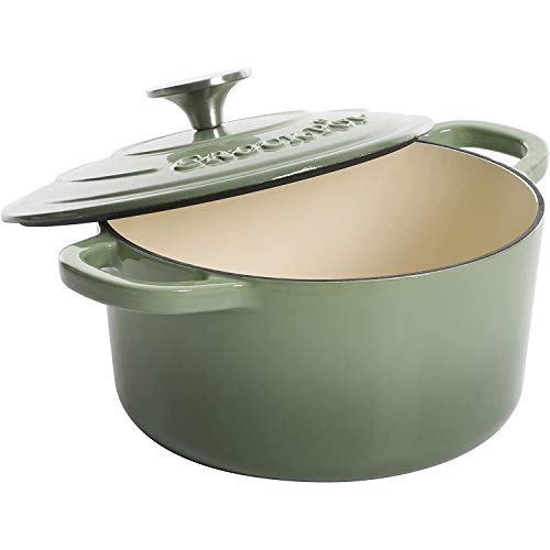 Artisan Round Enameled Cast Iron Dutch Oven (Pistachio Green / 3-Quart)