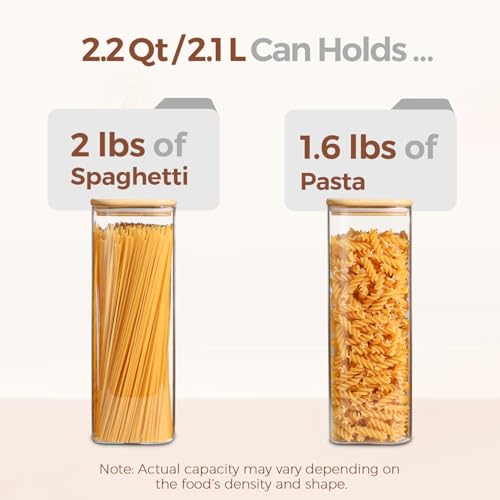 Pasta Containers Storage 2.2 Qt (3 Count)