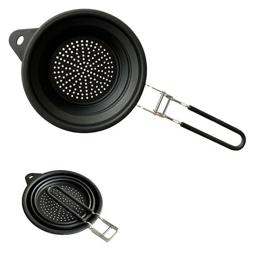 Silicone Collapsible Colander with Handle