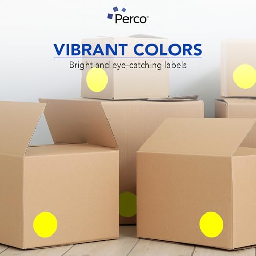 Neon Yellow Round Circle Dot Sticker 4 (Neon Yellow / 4 Inch)
