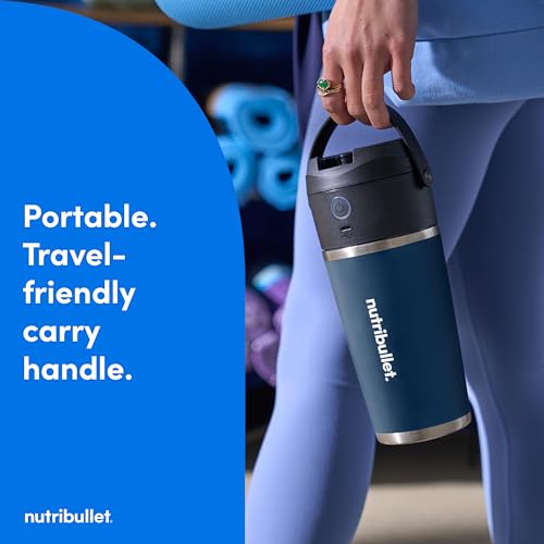 Flip Portable Blender with Insulated Cup (20 oz / Indigo)