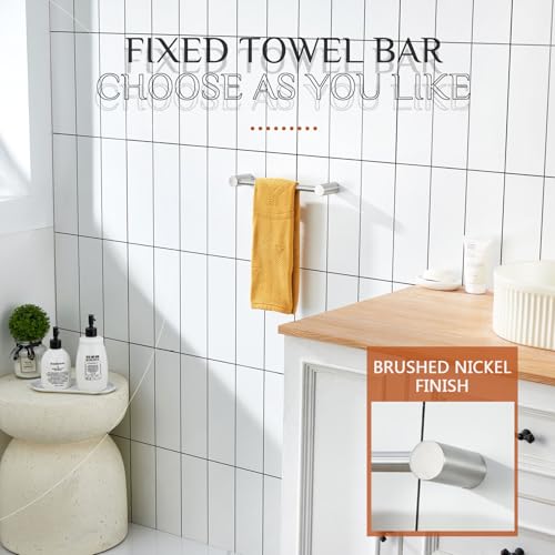 Bathroom Towel Bar Brushed Nickel 12 (Brushed Nickel / 12-Inch)