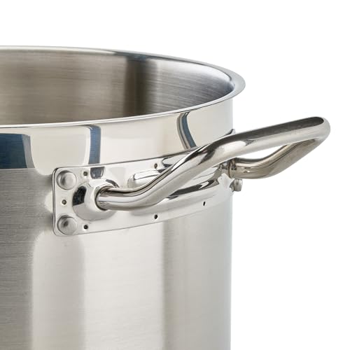 7 1 2 qt 7.5 qt Stainless Steel Sauce Pan with Cover (7.5 Quarts)