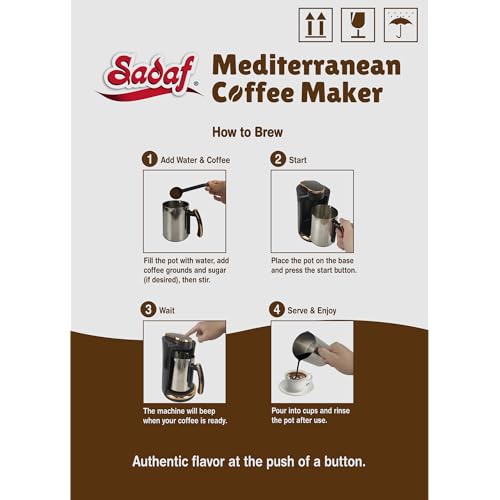 One Touch Mediterranean Coffee Maker (Red)