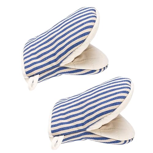 1 Pair Mini Oven Mitts (Blue)