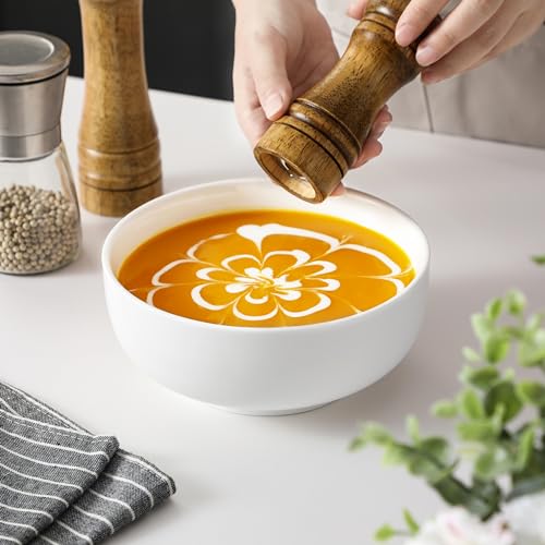 Salad Soup Bowls Set of 2 (Ivory White / 44 OZ (Set of 2))