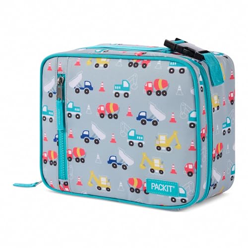 Freezable Classic Lunch Box (Construction Trucks)