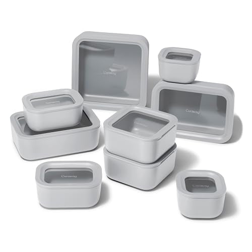 22 Piece Glass Food Storage Set (Gray / Food Storage Set (22x))