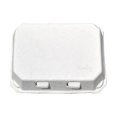 Half Dozen Blank White Egg Cartons (White / 20)