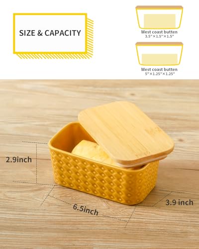 Ceramic Butter Dish with Lid