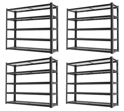 5 Tier Heavy Duty Garage Shelving (5T 62" W x 24" D x 72" H)