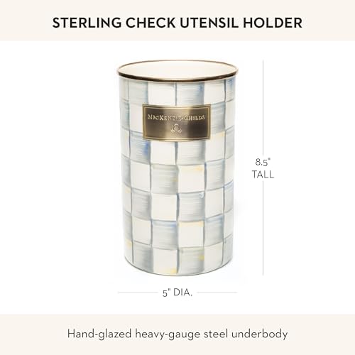 Enamel Utensil Holder (Sterling Check)