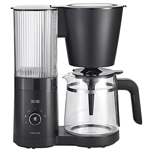 Enfinigy Glass Drip Coffee Maker 12 Cup (Black)