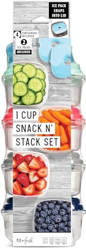 Small Plastic Containers With Lids 8 oz (1 Cup)