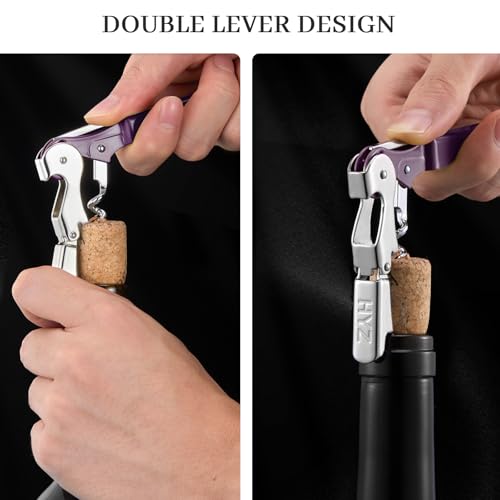 2 Pack Wine Opener (Plum)