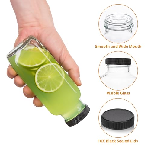 Juice Bottles with Lids