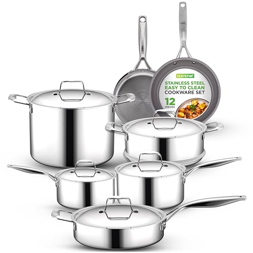 Kitchenware Pots & Pans Set (Stainless steel)