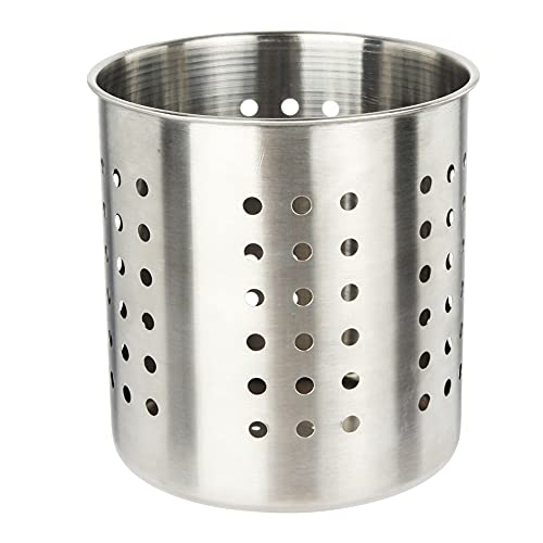 Stainless Steel Utensil Holder Kitchen Holder Restaurant Cooking Utensil Holder for Forks Spatula