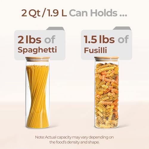 Pasta Containers Storage 2 Qt (2 Qt x 3)
