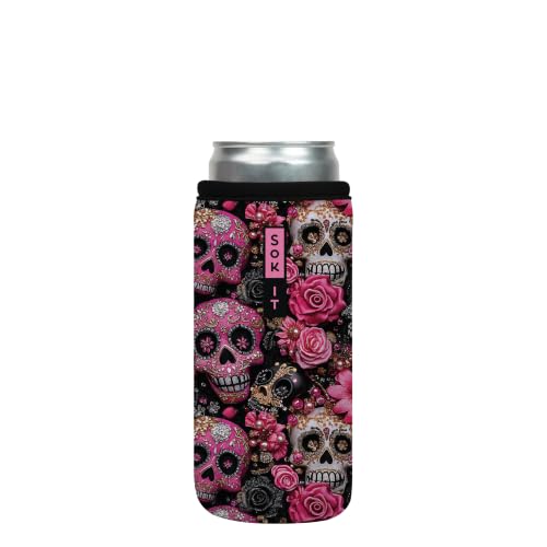CanSok Sleeve for Beer & Soda Insulated Neoprene Cover (Remember Me / 12oz Slim Can Sleeve)