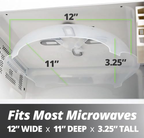 Magnetic Microwave Splatter Cover for Food (Graphite)