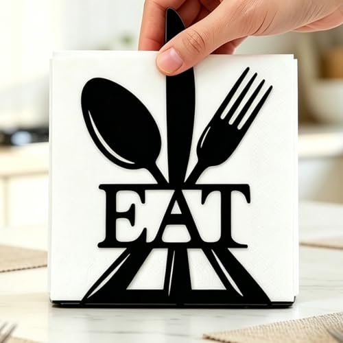 Modern Standing Napkin Holder for table (Eat)