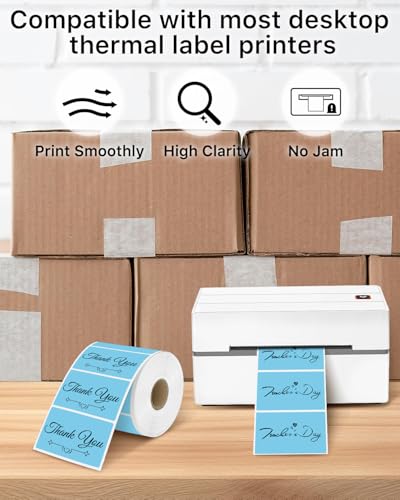 3" x 2" Thermal Labels (3"x2" / Blue)