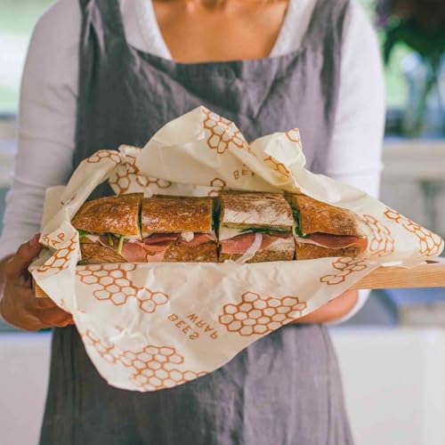 Beeswax Bread Wraps (Bakery Lane & Honeycomb 2 Pack)