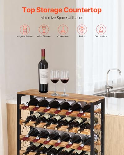 48 Bottle Wine Rack (Black / 48 Bottles)